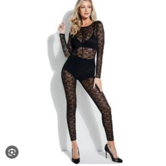 Guess Valerie sheer lace Catsuit - Picture 3 of 7